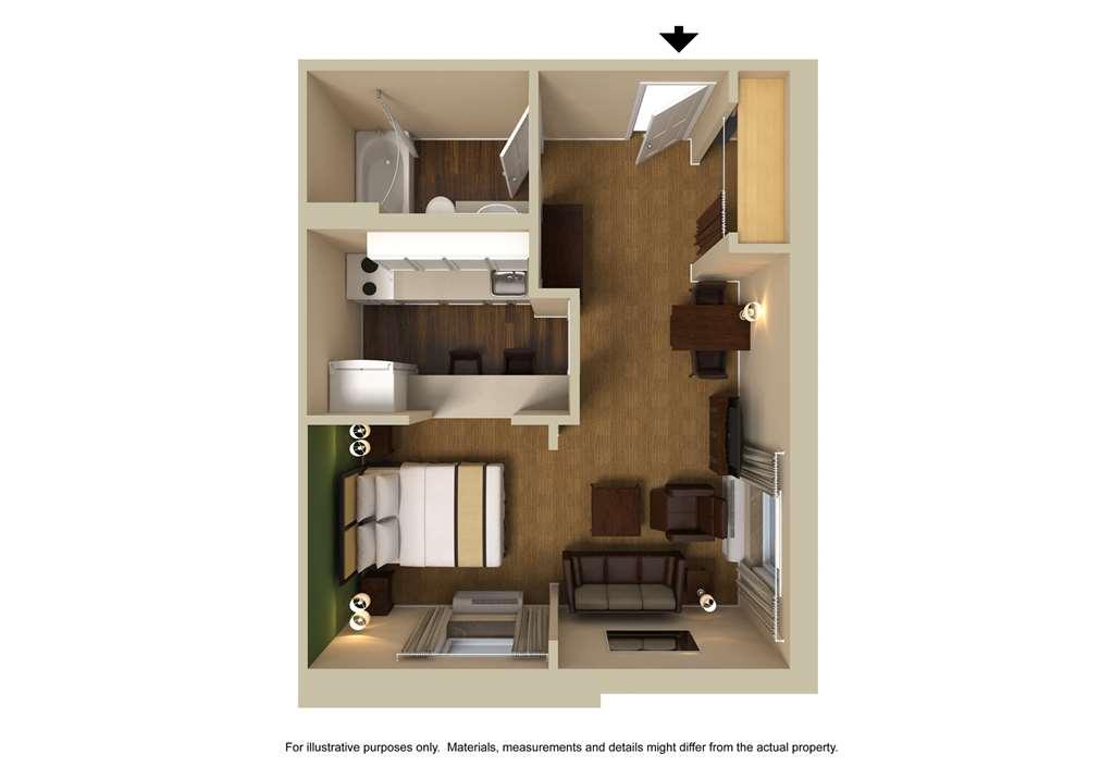 Hometowne Studios And Suites By Red Roof Greensboro Quarto foto